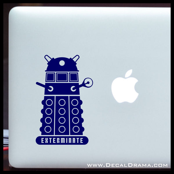 Dalek Exterminate inspired by Doctor Who Vinyl Car/Laptop Decal