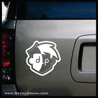 Danny Phantom Face minimalist, TV series Fan Art Vinyl Car/Laptop Decal