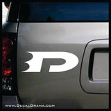 Danny Phantom D emblem, TV series Fan Art Vinyl Car/Laptop Decal