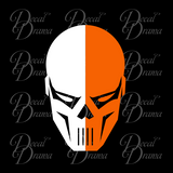 Deathstroke Mask, DC Comics Arrowverse Vinyl Car/Laptop Decal