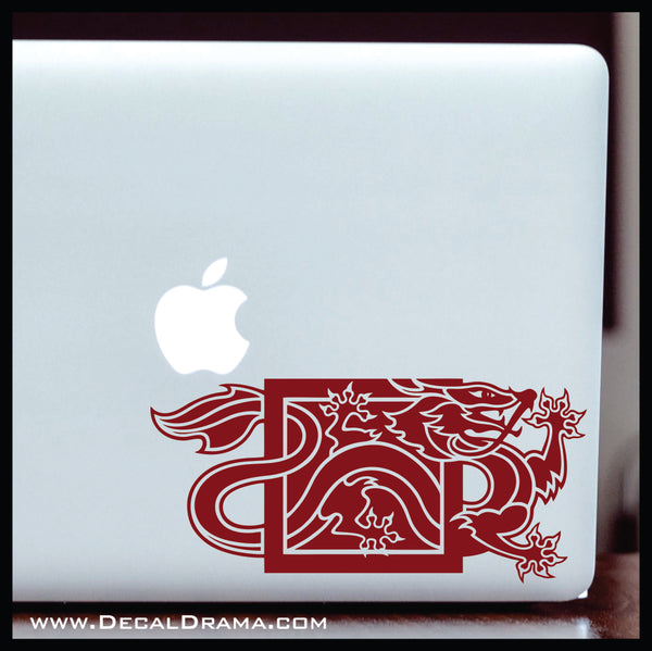 Dragon Reborn emblem, Wheel of Time-inspired Vinyl Car/Laptop Decal