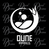 Dune Planet Arrakis Fan Art Vinyl Decal