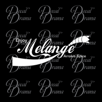 Enjoy Melange Arrakis Spice, Dune-inspired Fan Art Vinyl Decal