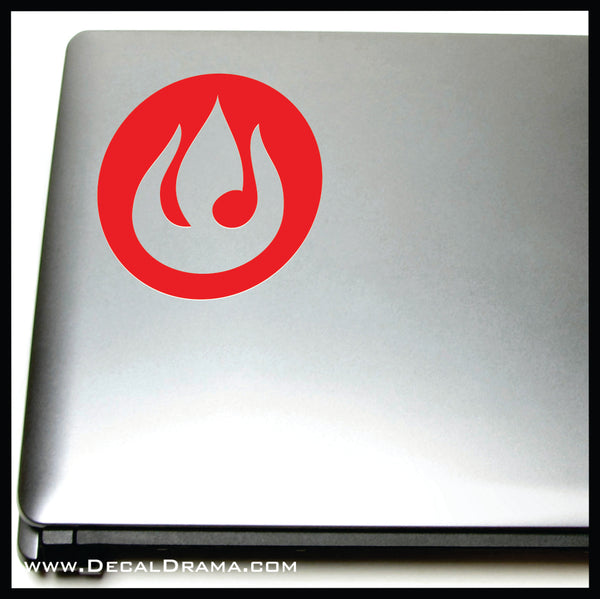 Fire Nation of the Four Nations, Avatar The Last Airbender-inspired Vinyl Car/Laptop Decal
