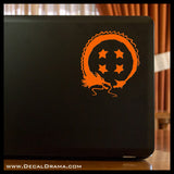 Four-Star Shenron Dragon Ball, Dragon Ball Z-inspired Vinyl Car/Laptop Decal