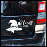 Future Hufflepuff on Board, Harry Potter-inspired Fan Art, Vinyl Car/Laptop Decal