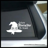 Future Ravenclaw on Board, Harry Potter-inspired Fan Art, Vinyl Car/Laptop Decal