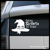 Future Slytherin on Board, Harry Potter-inspired Fan Art, Vinyl Car/Laptop Decal