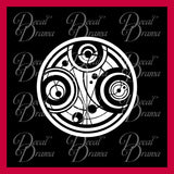 Gallifrey Time Lord Seal of Prydonian from Doctor Who Vinyl Car/Laptop Decal