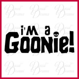 I'm a Goonie! Goonies-inspired Vinyl Car/Laptop Decal