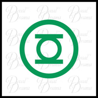 Green Lantern Corps (Will) emblem, Hal Jordan, DC Comics Vinyl Car/Laptop Decal