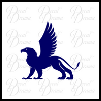 Guardian Gryphon at attention Vinyl Car/Laptop Decal