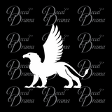 Guardian Gryphon at attention Vinyl Car/Laptop Decal