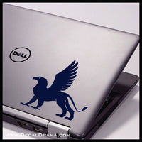 Guardian Gryphon at attention Vinyl Car/Laptop Decal