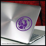 Gryphon Seal in circle Vinyl Car/Laptop Decal