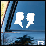 Han & Leia, I Love You, I Know! Star Wars-Inspired Fan Art Vinyl Decal