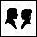 Han & Leia, I Love You, I Know! Star Wars-Inspired Fan Art Vinyl Decal