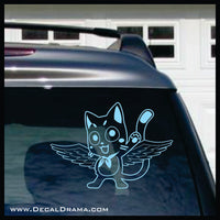 Happy magical cat, Fairy Tail-inspired Vinyl Car/Laptop Decal