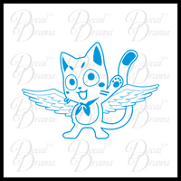 Happy magical cat, Fairy Tail-inspired Vinyl Car/Laptop Decal