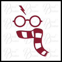 Harry's Gryffindor Scarf, Harry-Potter-inspired Fan Art, Vinyl Car/Laptop Decal