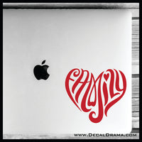 Heart Family Love Vinyl Car/Laptop Decal