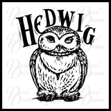 Hedwig the Owl, Harry-Potter-Inspired Fan Art Vinyl Decal