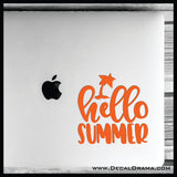 Hello Summer Vinyl Car/Laptop Decal