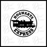 Hogwarts' Express patch, Harry Potter-inspired Fan Art, Vinyl Car/Laptop Decal