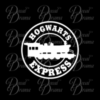 Hogwarts' Express patch, Harry Potter-inspired Fan Art, Vinyl Car/Laptop Decal