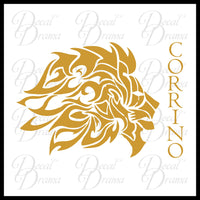 House of Corrino Lion Crest, Dune-inspired Fan Art Vinyl Car/Laptop Decal