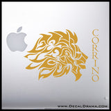 House of Corrino Lion Crest, Dune-inspired Fan Art Vinyl Car/Laptop Decal