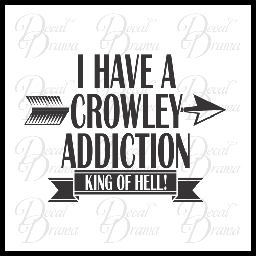My Name Is Crowley - Sticker – Supernatural-Sickness