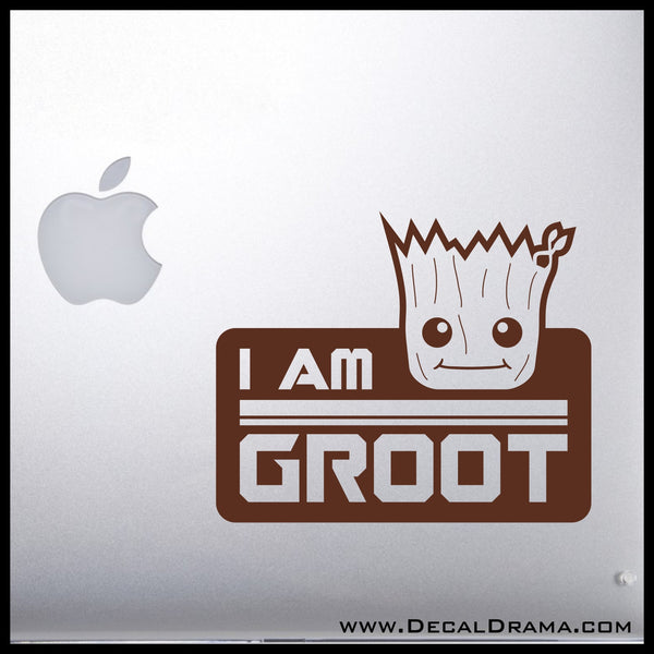 I am GROOT, Guardians of the Galaxy-inspired Fan Art Vinyl Car/Laptop Decal