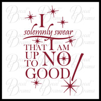 I Solemnly Swear I Am Up To No Good, Marauder's Map, Harry-Potter-Inspired Fan Art Vinyl Wall Decal
