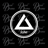 Igni sign glyph, The Witcher-inspired Car/Laptop Decal