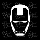 Ironman Mask emblem, Marvel Comics Avengers, Vinyl Car/Laptop Decal