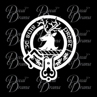 Je Suis Prest Stag Seal, Outlander-inspired Vinyl Car/Laptop Decal