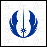 Jedi Order emblem, Star Wars-Inspired Fan Art Vinyl Decal