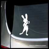Judy Hopps silhouette, Zootopia-inspired Fan Art Vinyl Car/Laptop Decal