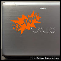 KA-POW! Comic Book Exclamation Vinyl Car/Laptop Decal