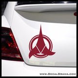Klingon Empire emblem, Star Trek-inspired Vinyl Car/Laptop Decal