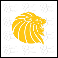 Lion Head Growl Vinyl Car/Laptop Decal