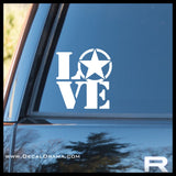 Love the US ARMY, United States Armed Forces Vinyl Car/Laptop Decal