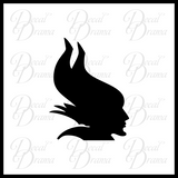 Maleficent silhouette, Sleeping Beauty Villain, Vinyl Car/Laptop Decal