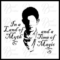 In a Land of Myth and a Time of Magic EMRYS, Merlin-inspired Vinyl Decal