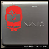 Minion Black Widow Fan Art Vinyl Car/Laptop Decal