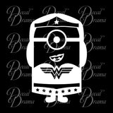 Minion Wonder Woman Fan Art Vinyl Car/Laptop Decal