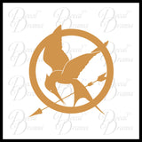 Mockingjay emblem, Hunger Games-inspired Vinyl Car/Laptop Decal