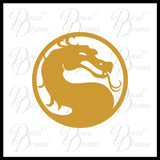 Dragon emblem, Mortal Kombat-inspired Fan Art Vinyl Car/Laptop Decal
