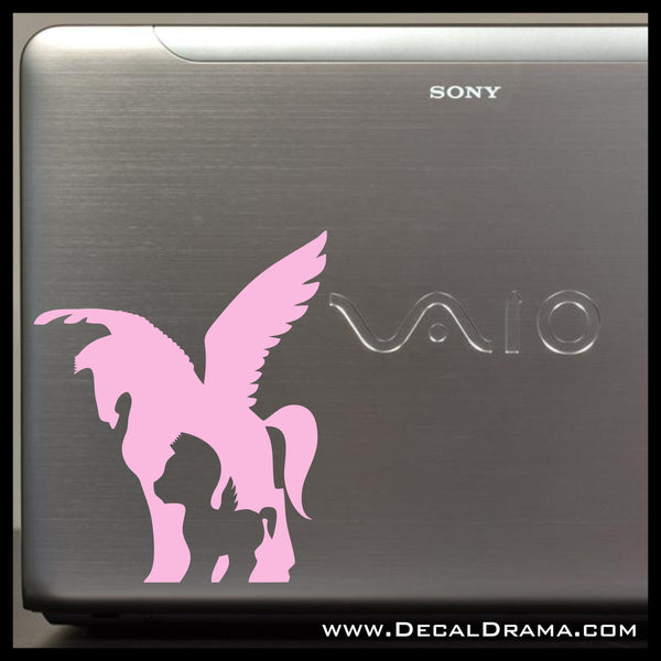 Pegasus Now & Then, Disney's Hercules-inspired Fan Art Vinyl Car/Laptop Decal